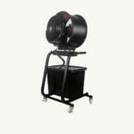 Outdoor Misting Fan with 42L Tank, 3 Speeds, Wheels