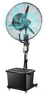 The Heavy-Duty Industrial Misting Pedestal Fan with Integrated Water Tank