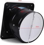 Axial Fan Kitchen Industrial Metal Ventilation Extractor WallCeiling Extractor Fan in Bathroom - Image 2